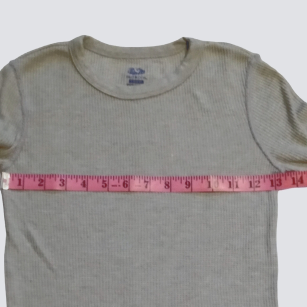 FRUIT OF THE LOOM BOYS' THERMAL 2-PIECE SET. SIZE L/G 10/12. COLOR GRAY. - Picture 6 of 16